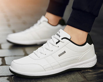 MAEDEF Shoes for Men Leather Sneaker Waterproof