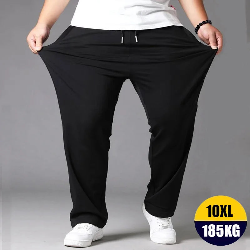 10XL Men's Trousers Loose Men Tracksuit Pants Man Casual Oversize