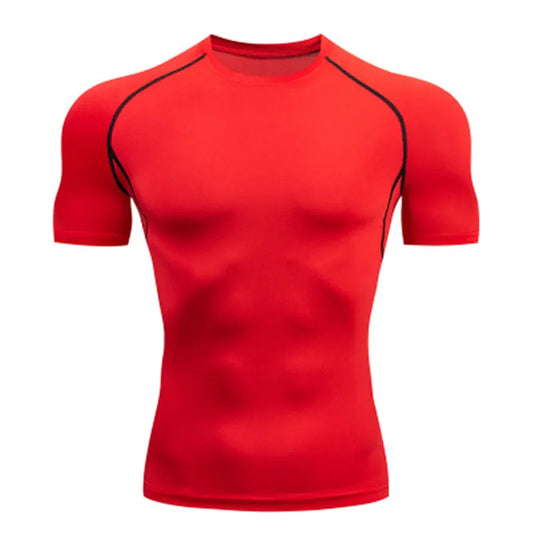 Men's T Shirt Outdoor Training Fitness Gym Jogging  Shirt  Outdoor Compression.